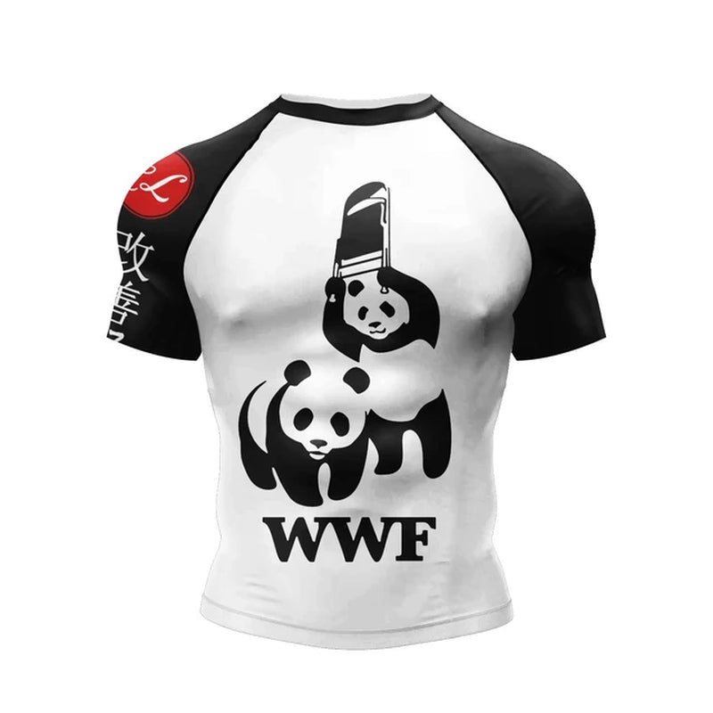 2023 New No Gi Bjj Shirts Jiu Jitsu Kickboxing Training Rashguard Polyester Spandex Compression Sublimation Sports Gym Blouses