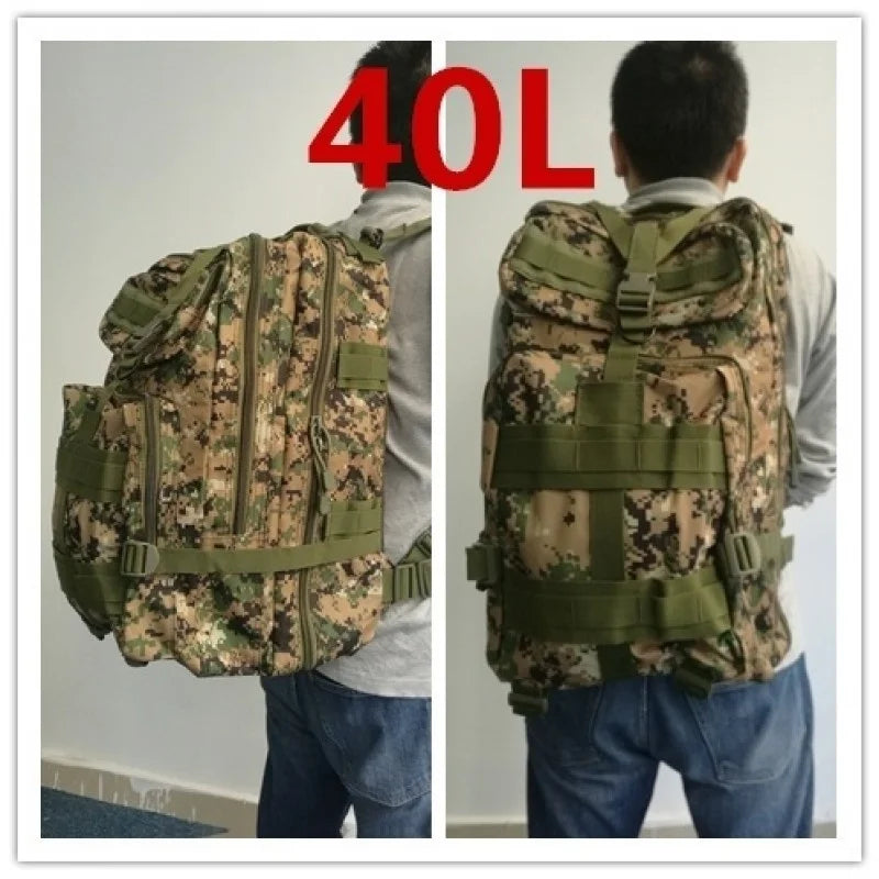 20L/40L Outdoor Rucksacks Tactical Backpack Sports Camping Hiking Trekking Fishing Hunting Bag